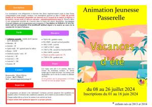 thumbnail of Programme PASSERELLE Juillet 2024