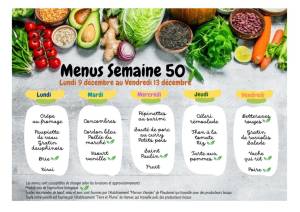 thumbnail of MENUS SEMAINE 50